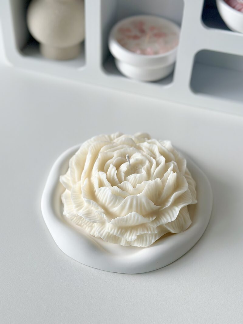 Bougie grande pivoine – Image 2