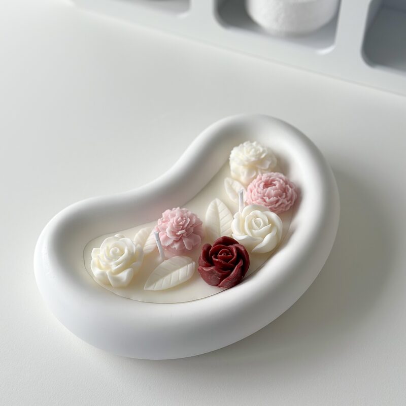 Colorful Lunar Garden Candle